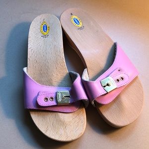 Dr Scholls Wooden Shoe